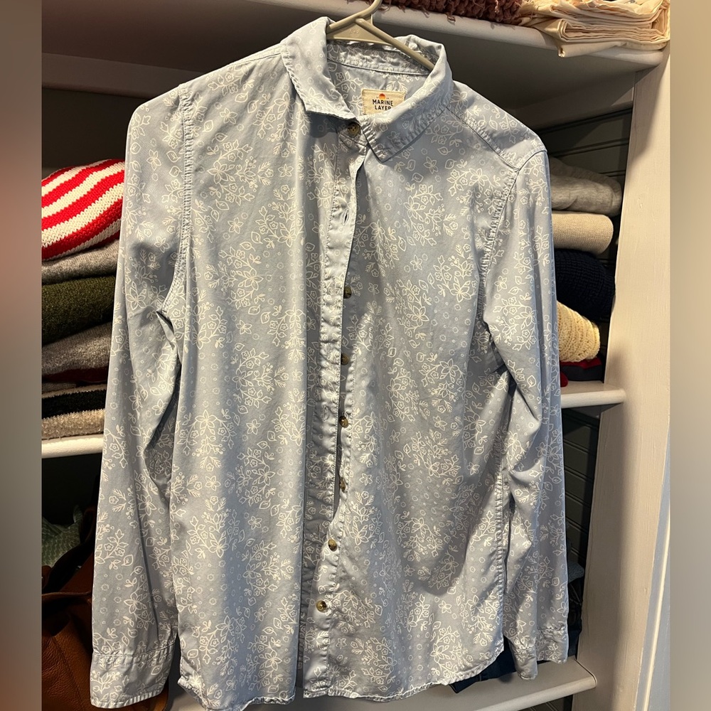 Bandana pattern button down